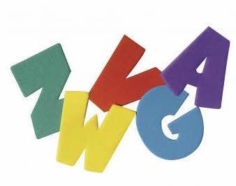 Crepla-lettere e numeriautoadesivi, scatola ca. 300 pezziassortiti