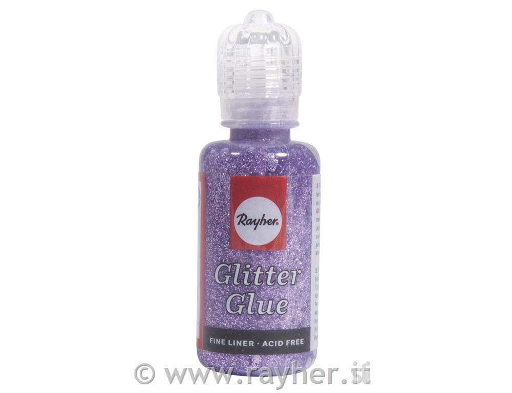 Lepilo z bleščicami metallic, sivka, 20 ml