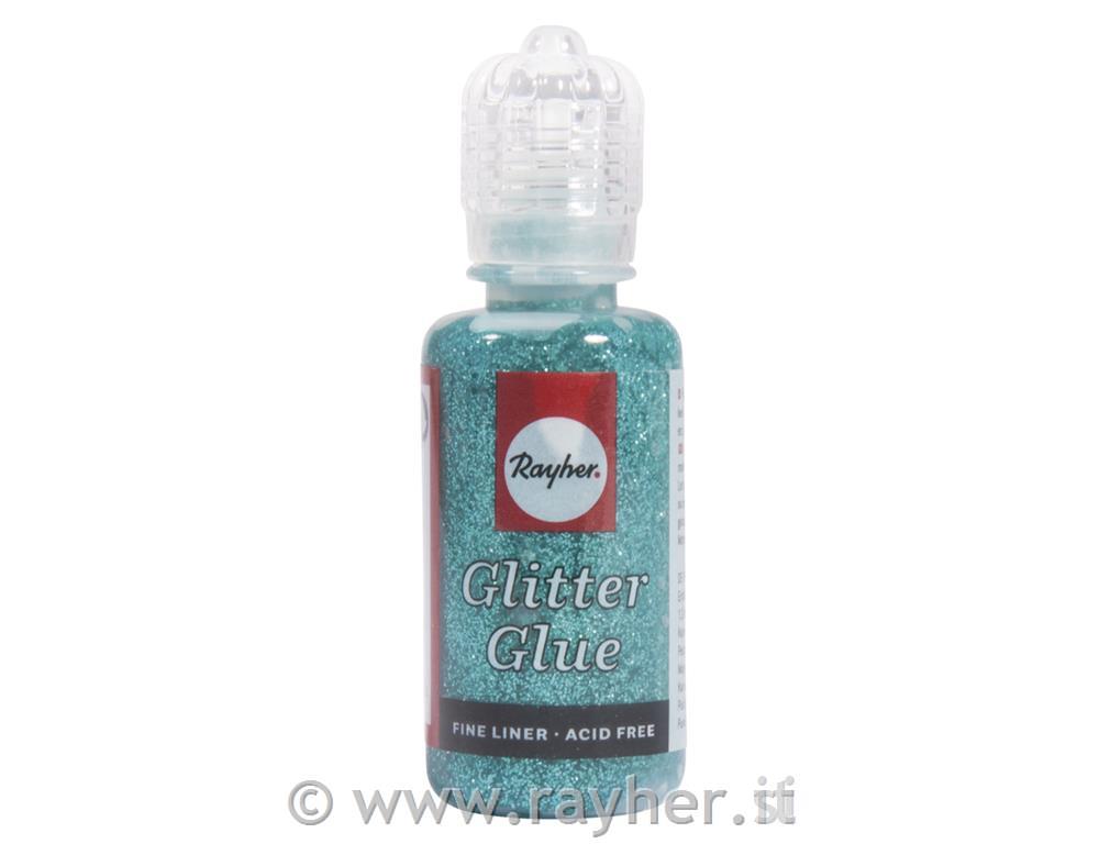 Glitter-Glue metallicoflacone 20 mlturchese