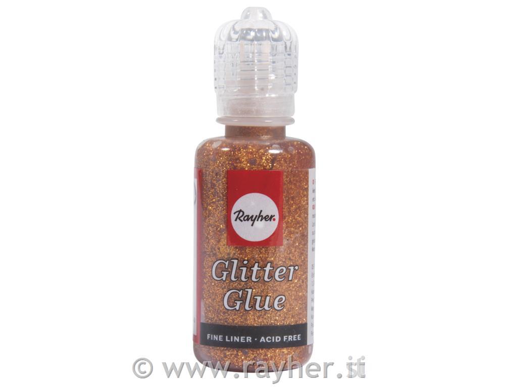 Glitter-Glue metallicoflacone 20 mlrame brillante