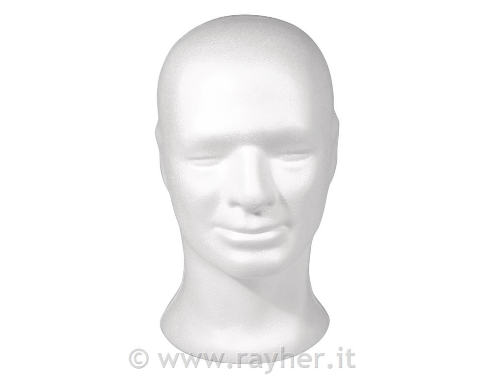 Stiropor glava, moška, 30,5 cm