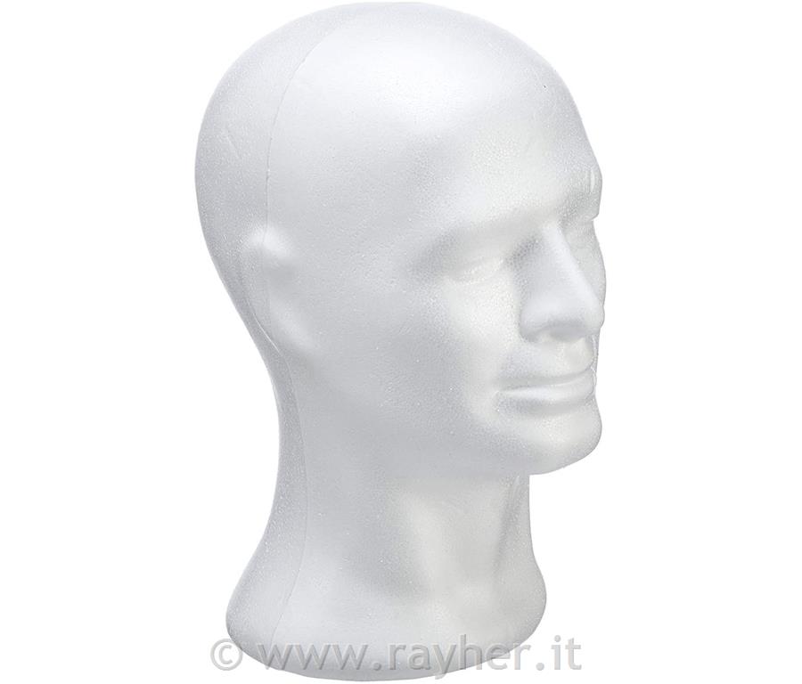 Stiropor glava, moška, 30,5 cm
