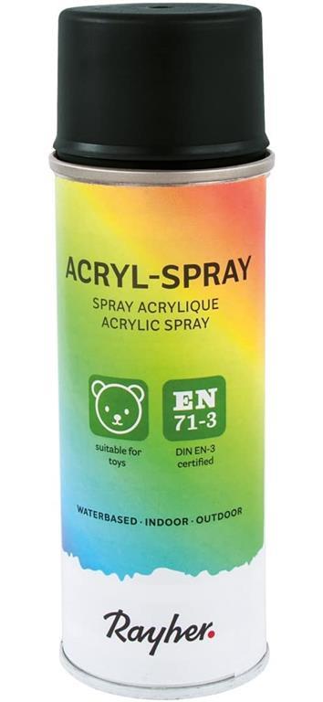 Spray acrilicobombola 200mlnero