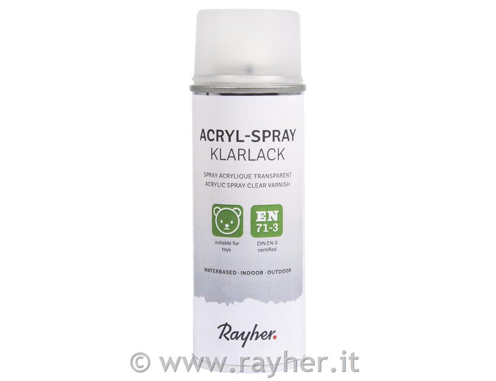 Spray acrilico vernice limpidaopaco, bombola 200ml