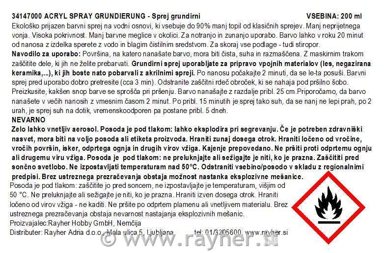 Sprej grundirni 200 ml