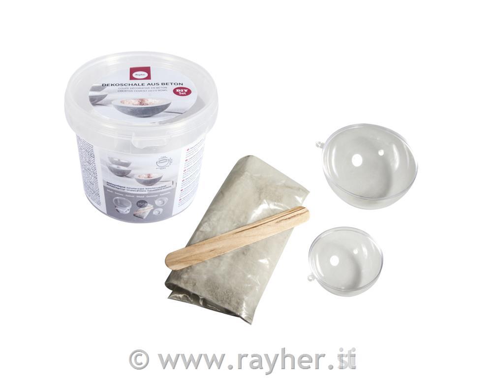 Kit calcestruzzo creativo ciotola250 g calcestruzzo incl. access.,secchio