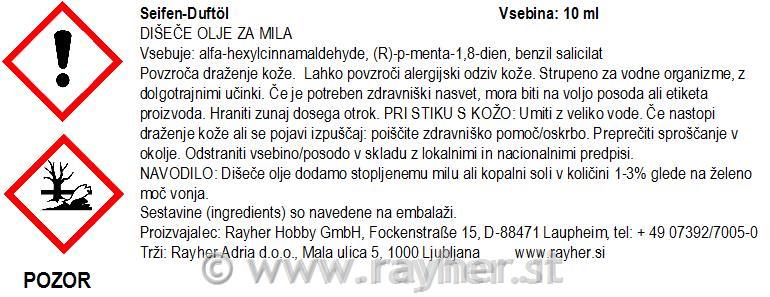 Set za izdelavo mila "handmade with love"