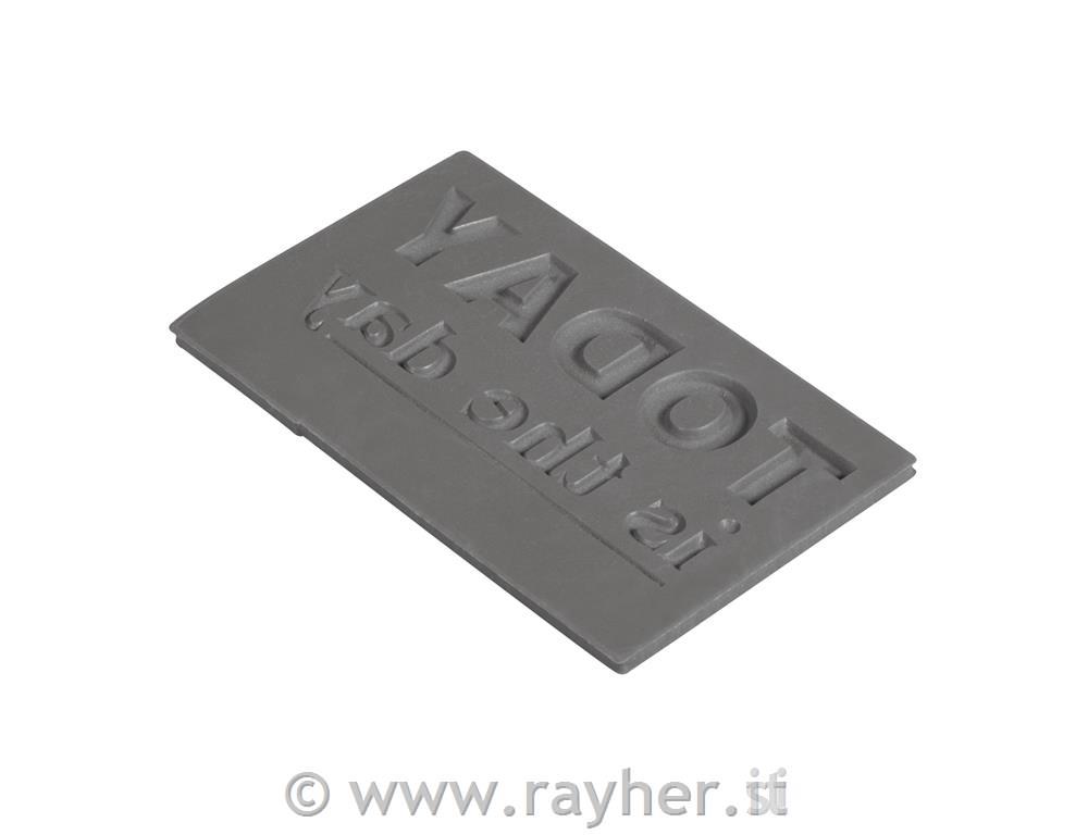 Label "Today is the day", 40x65mm, tab-bag 1pc