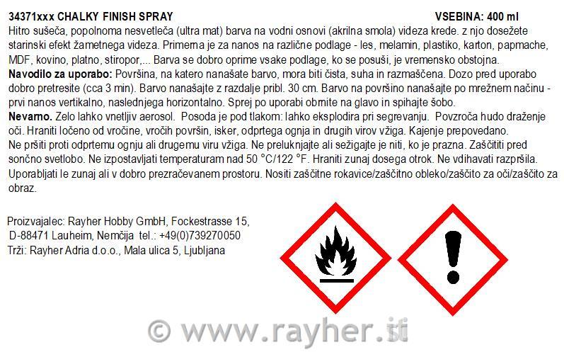 Chalky Finish spraybomboletta 400mlbianco alabastro