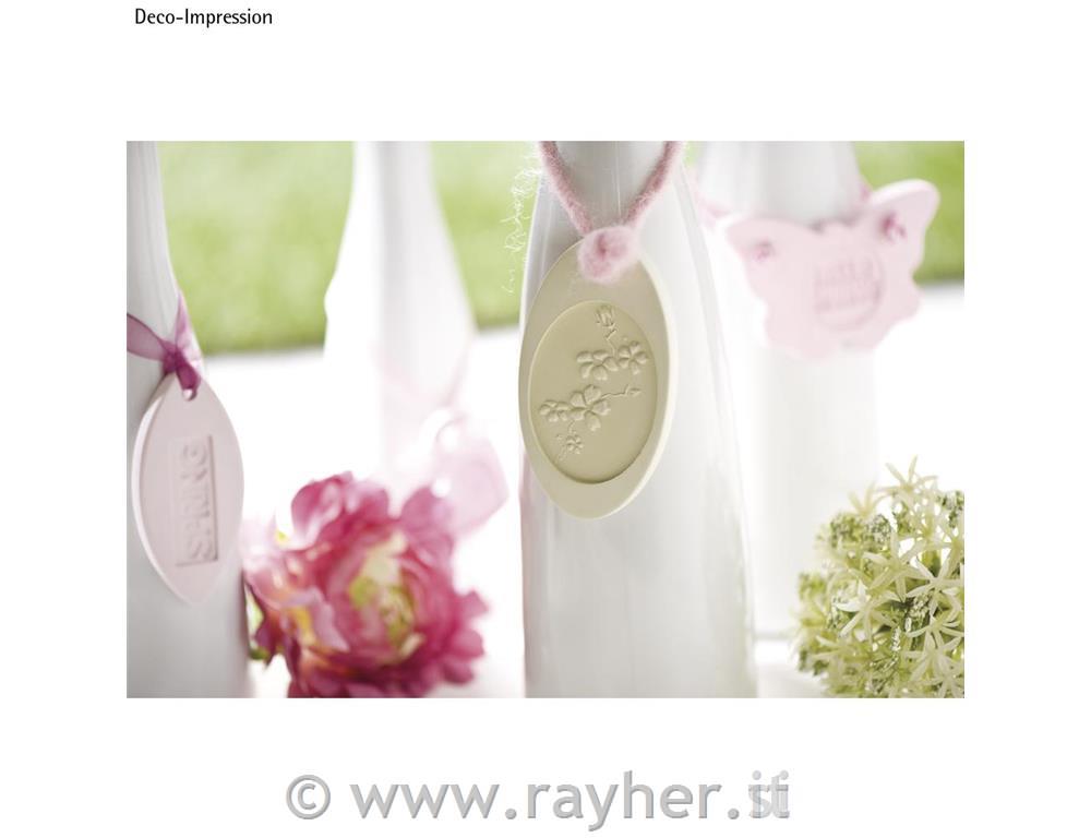 Odtis za kalup Češnjevi cvetovi, 4x5.5cm,1 kos