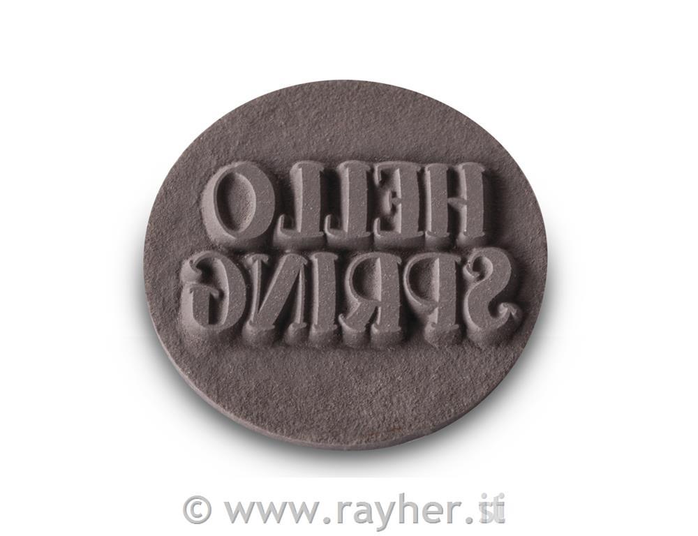 Hello Spring,hoppy easter, 3cm o, tab-bag 2pcs