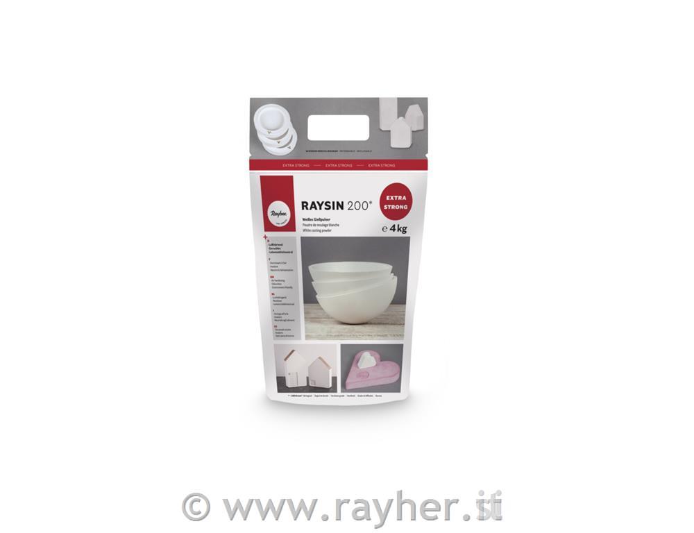 Polvere colata "Raysin" 200, bianco, 4kg
