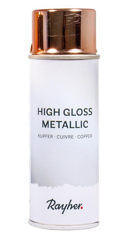 High gloss Metallic spray, copper, box 200ml