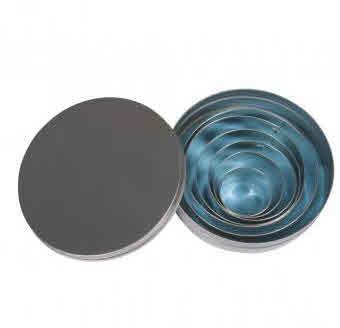 Formine cerchio p. deco, 3-8 cm, set 6pz