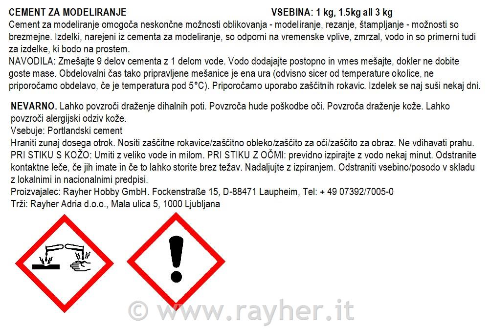 Creative kneading-cementbucket of 1.5kg