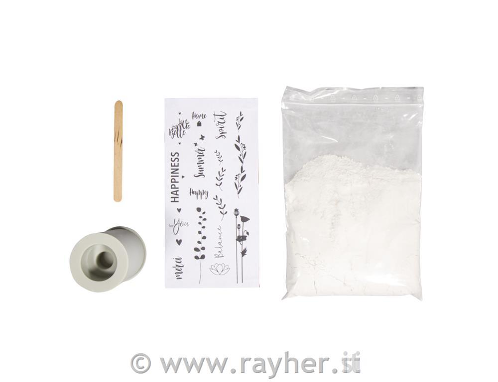 Ustvarjalni set; Svečniki za 3 sveče