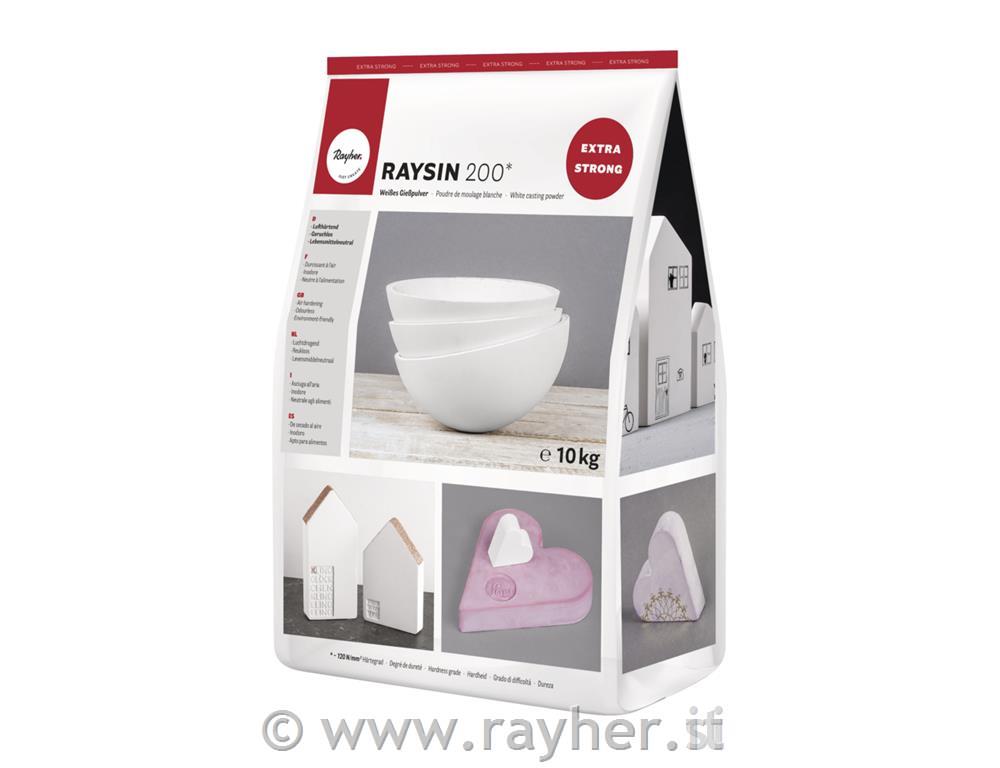 Polvere colata "Raysin" 200, bianco, busta 10kg