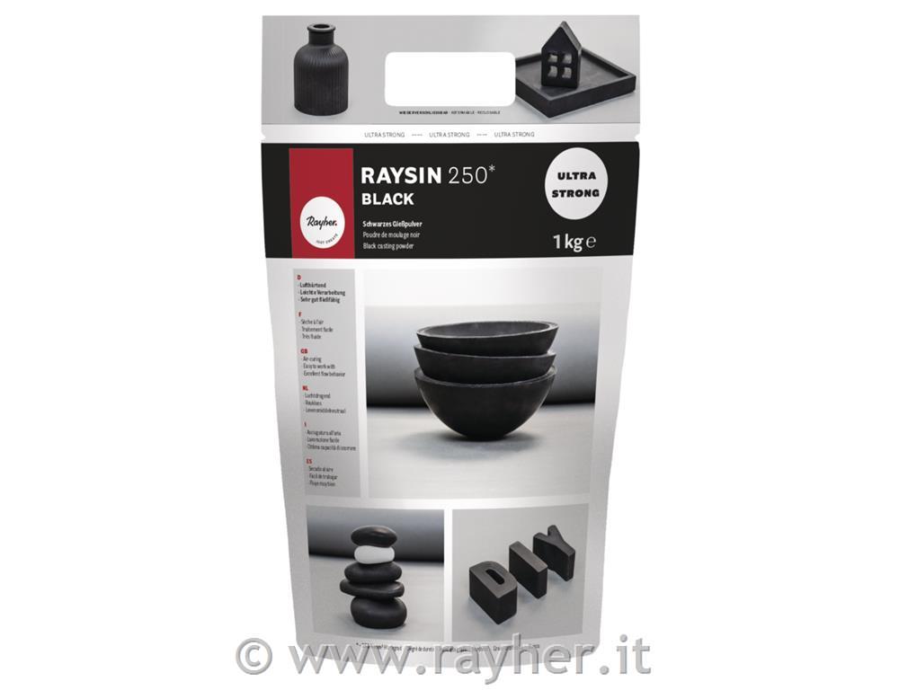 Polvere colata "Raysin" 200, nero, 1kg