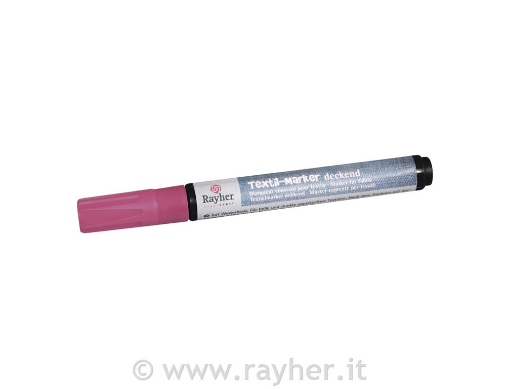 Flomaster za tekstil, prekr., roza, 2- 4 mm