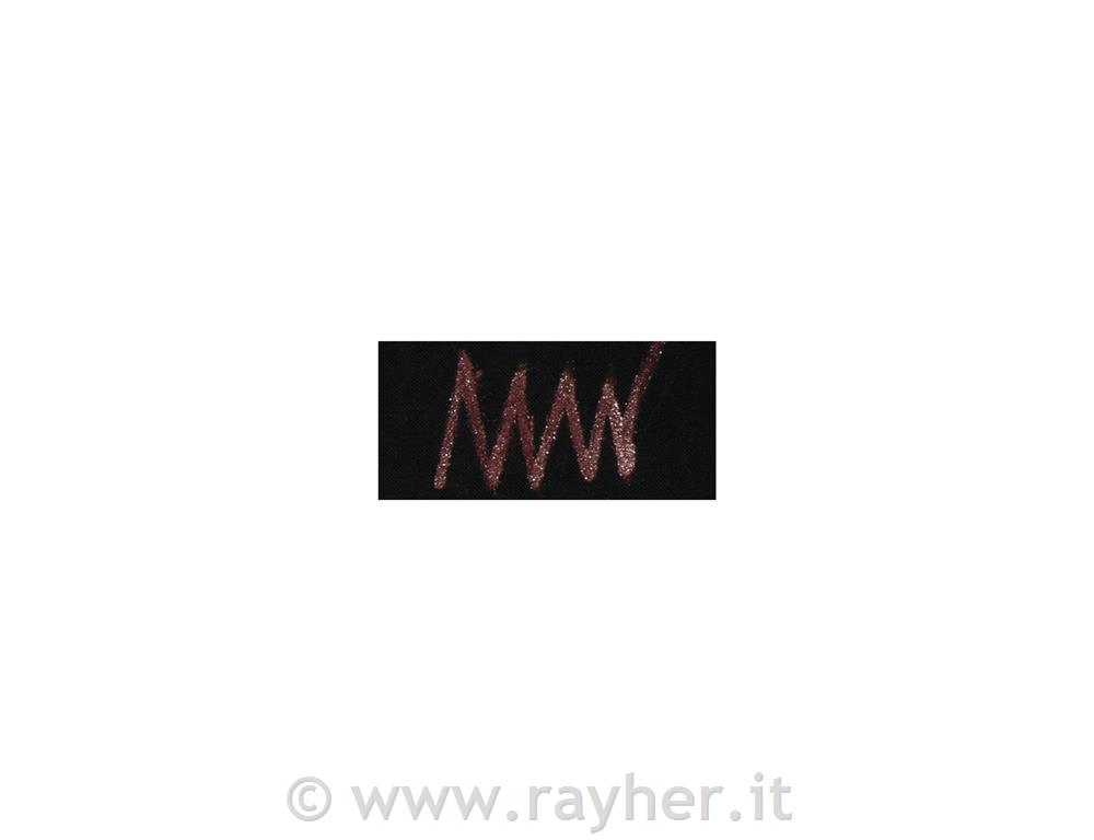 Fabric marker glitter opaque , classicalred, round point 1-2 mm, with valve