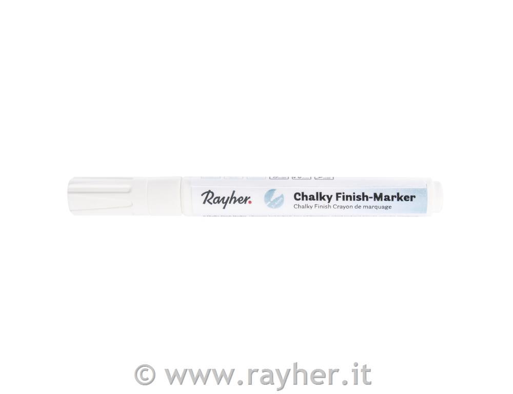 Chalky Finish Marker, bianco, punta tonda 2-4mm, con valvola