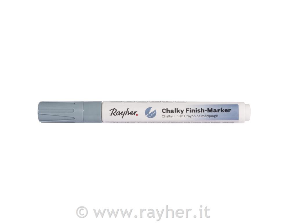 Chalky Finish marker, blue grey, Round tip 2-4 mm, with valve action