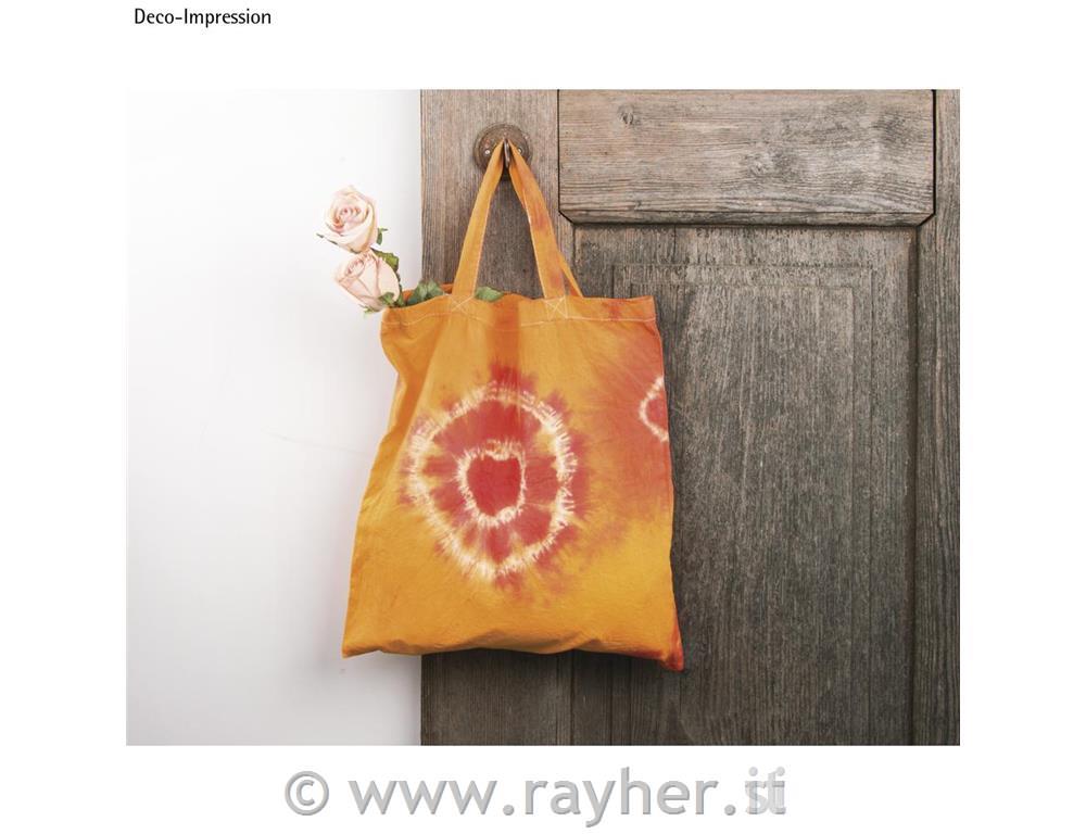 Colore per tessuti, lavaggio a manoarancia