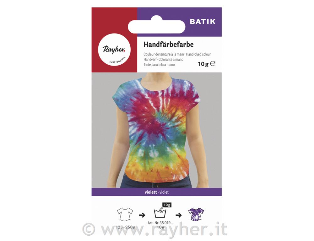 Hand dye colour, violet