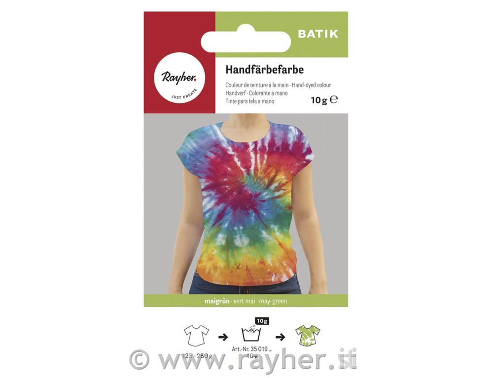 Hand dye colour, may green