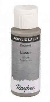 Barvna lazura za les, siva, 59ml