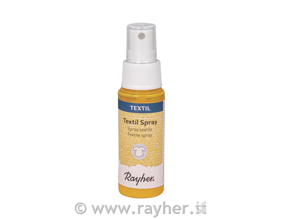 Spray tessuto, giallo oro, bomboletta 50ml
