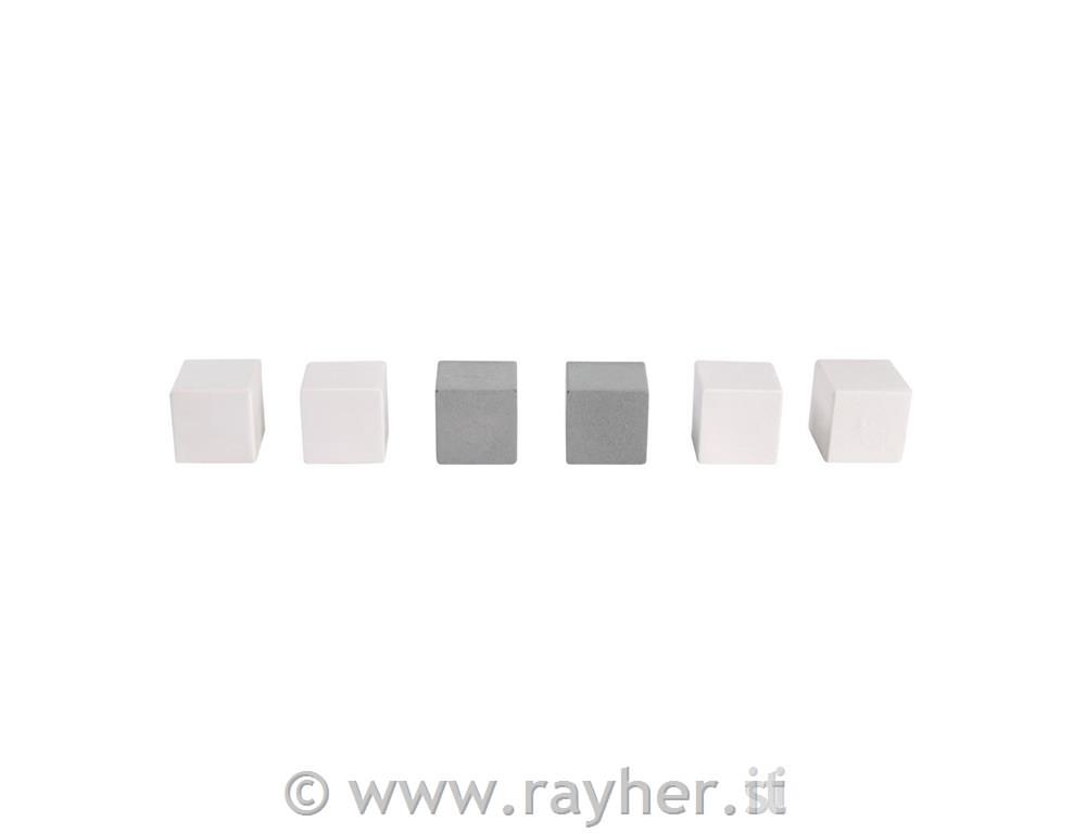 Stampo silicone dado, 6 forme: 16x16mm,bus.blis. 1pz