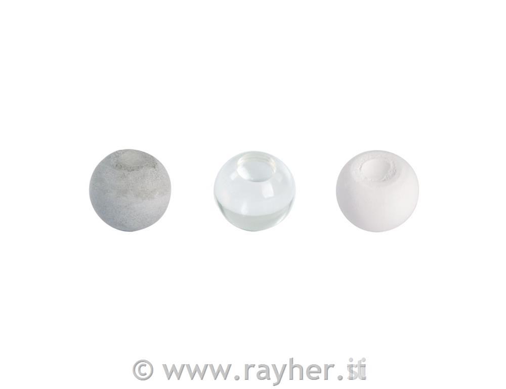 Silikonski kalup Perle, 6 perl: 16 mm