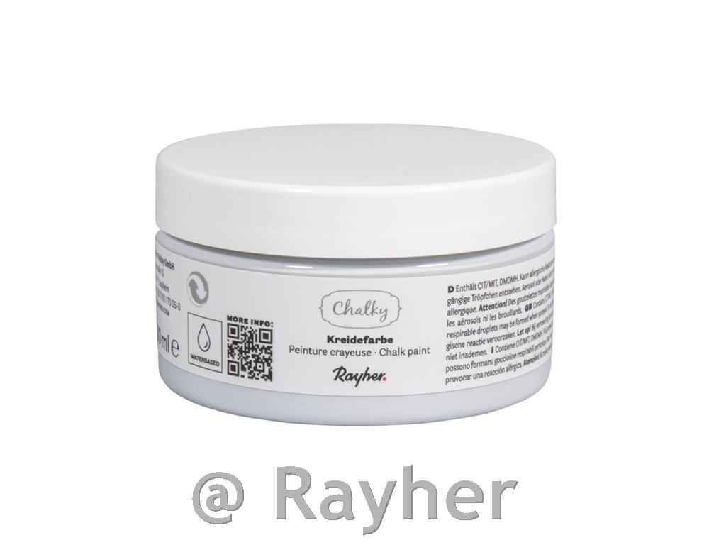 Colore a gesso Chalky 100 ml; Blu rossastro / Carta da zucchero chia