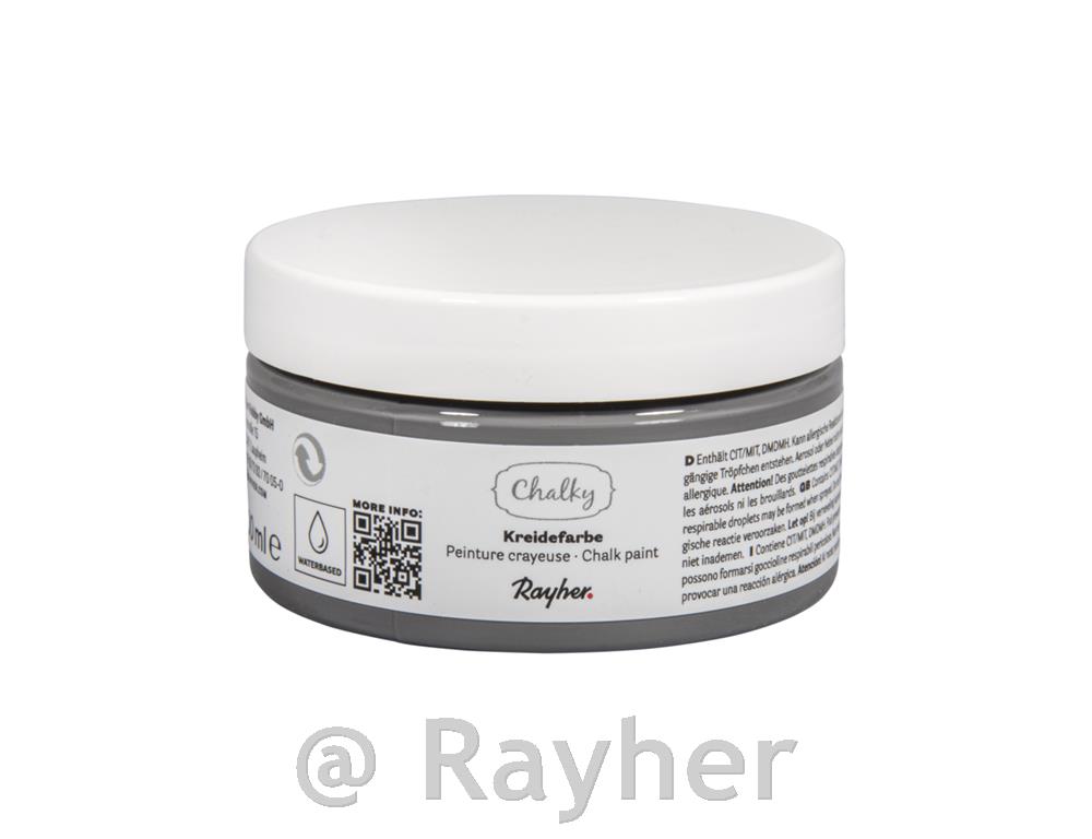 Colore a gesso Chalky 100 ml; Grigio scuro / Antracit