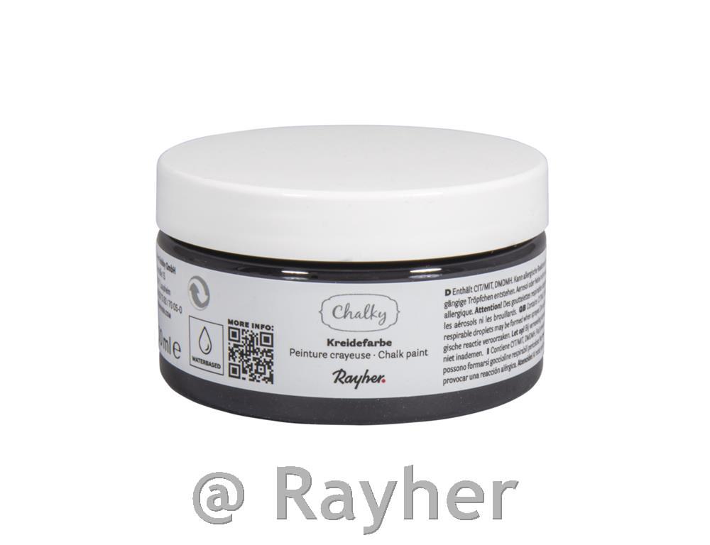 Colore a gesso Chalky 100 ml; Nero carbone