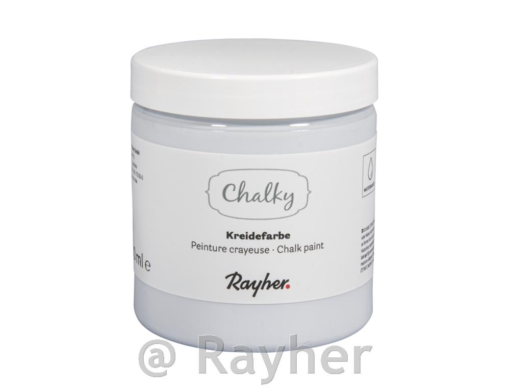 Colore a gesso Chalky 230 ml; Blu rossastro / Carta da zucchero chia