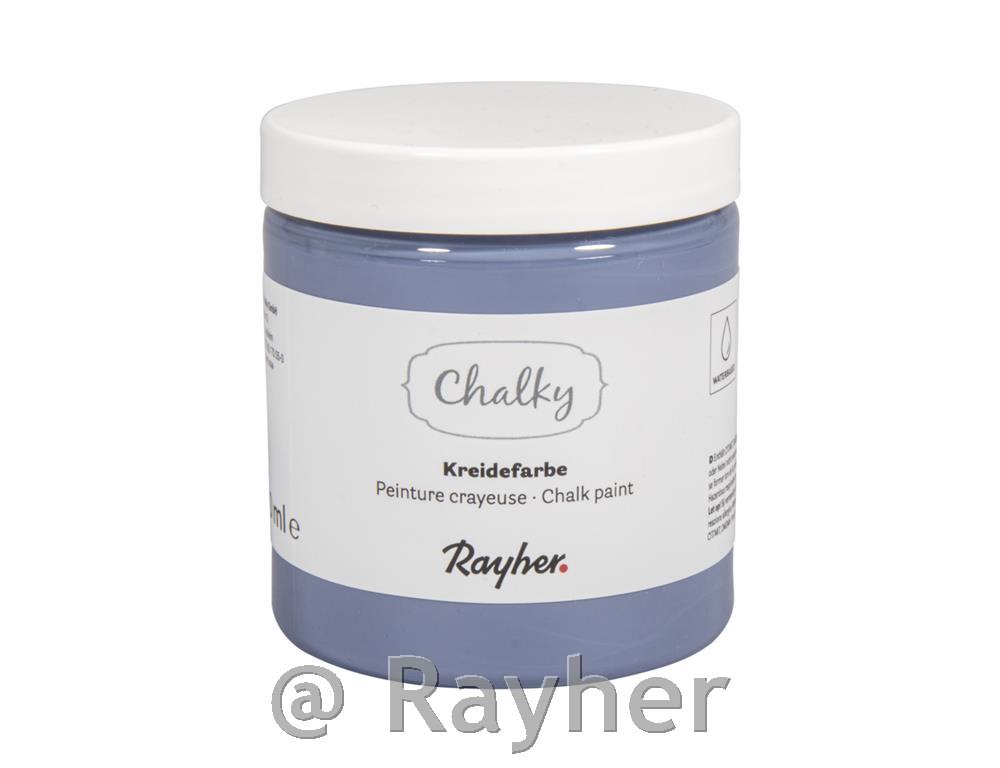 Colore a gesso Chalky 230 ml; Blu Grigiastro / Avio