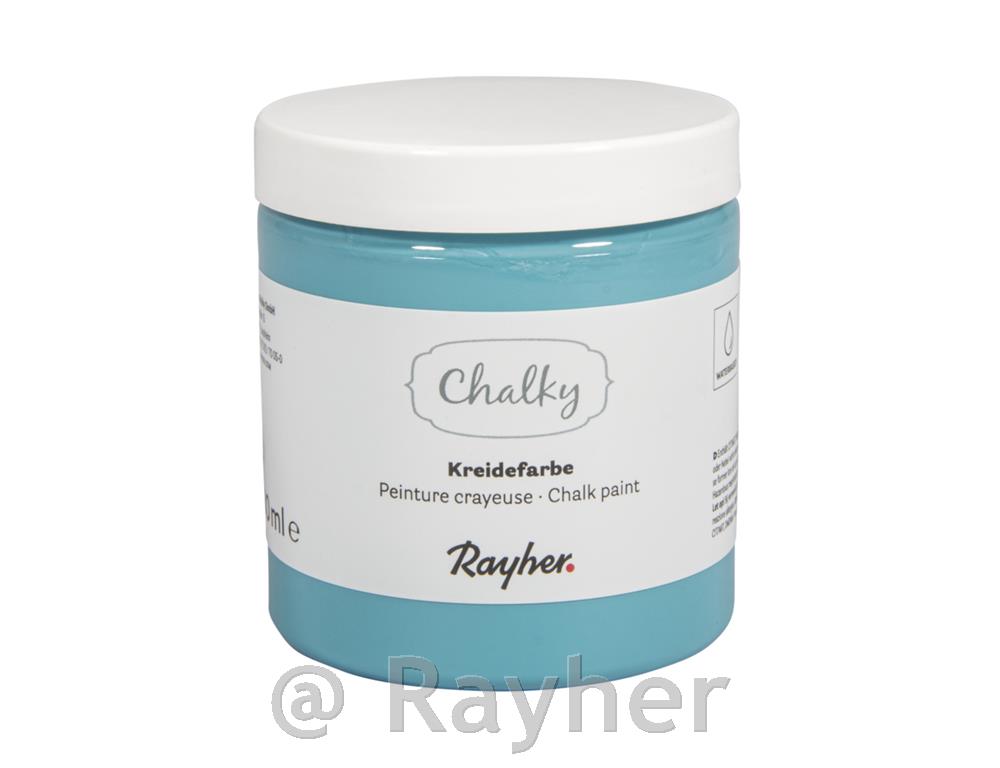 Colore a gesso Chalky 230 ml; Verde bluastro / Ottanio