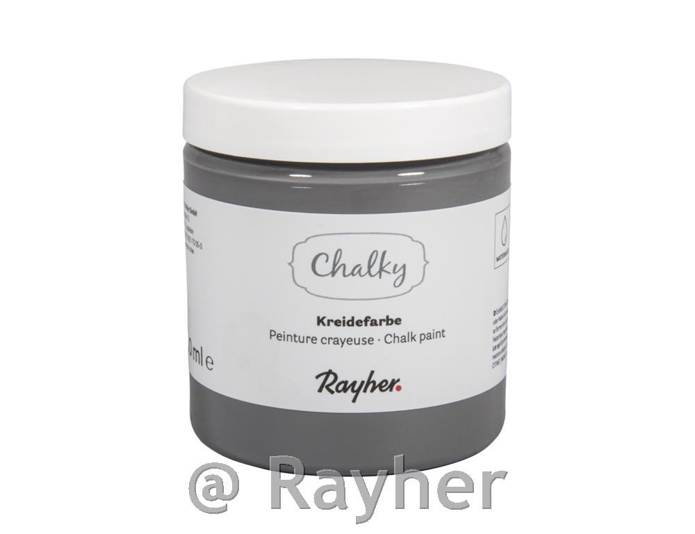 Colore a gesso Chalky 230 ml; Grigio scuro / Antracit