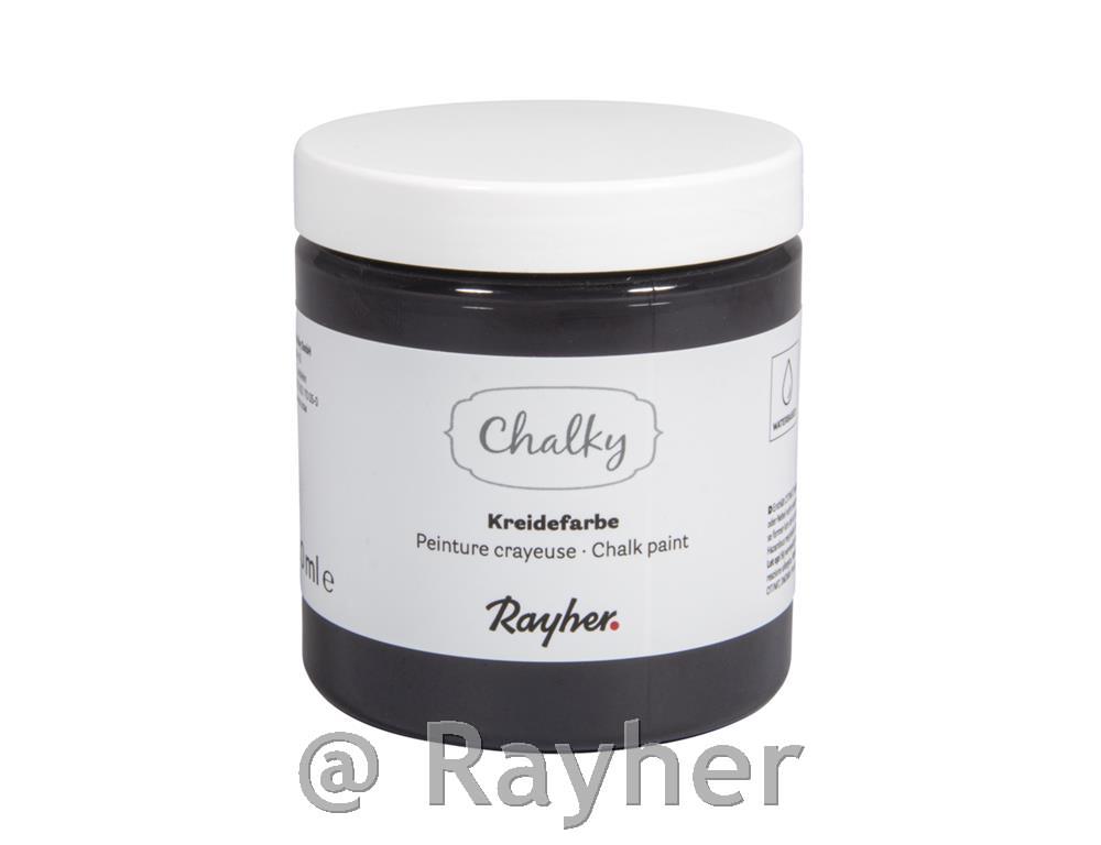 Colore a gesso Chalky 230 ml; Nero carbone