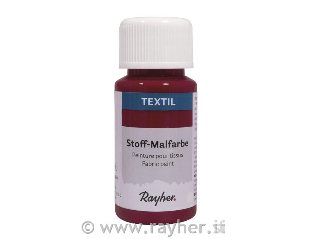 Colore per tessuti, rosso, 50 ml