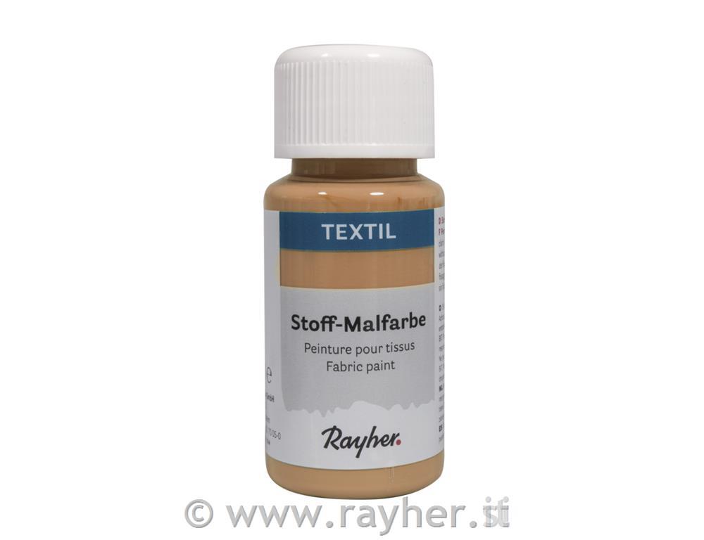 Textile fabric paint, nougat, bottle 50ml