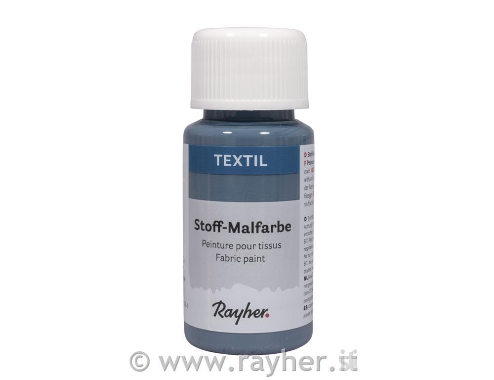 Colore per tessuti, grigio blu, 50 ml