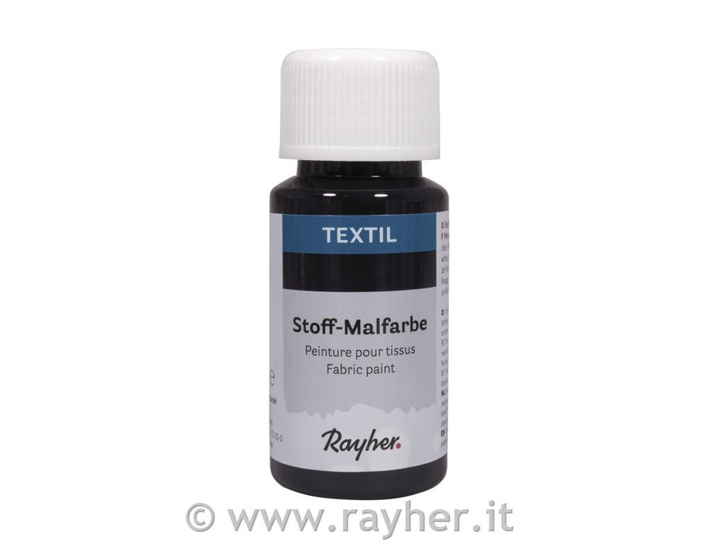 Colore per tessuti, nero, 50 ml
