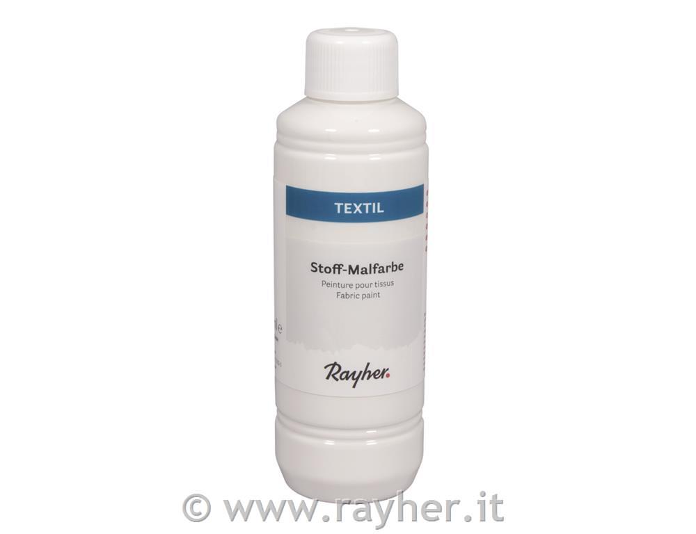 Colore per tessuti, bianco, 250 ml