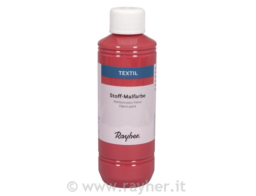 Colore per tessuti, rosso, 250 ml