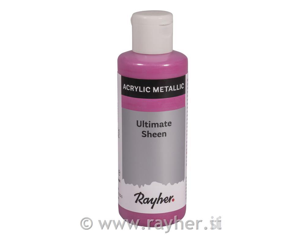  Colore acrilico Ultimate Sheen, 80 mlrosa, metallizzato
