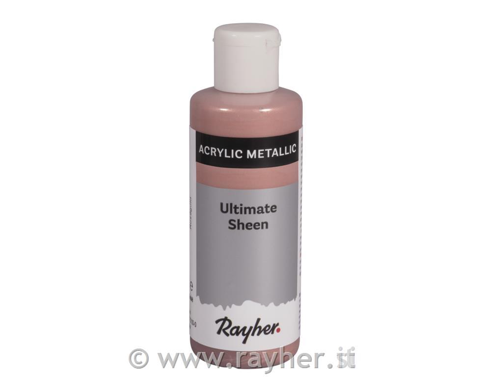  Colore acrilico Ultimate Sheen, 80 ml,oro rosa, metallizzato