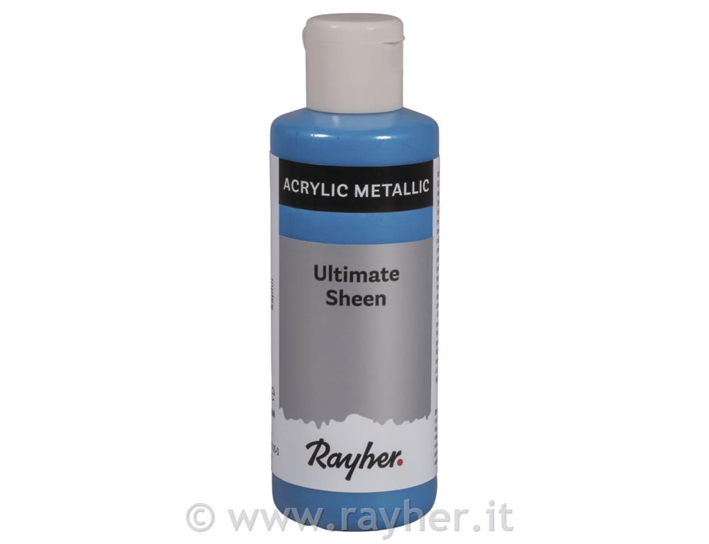  Colore acrilico Ultimate Sheen, 80 ml,safiro, metallizzato